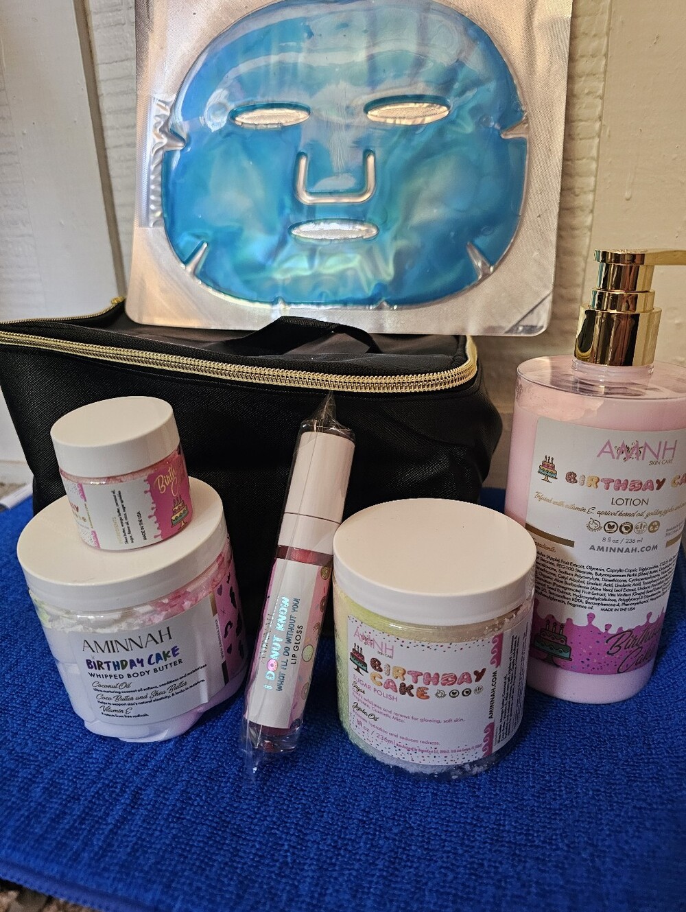 Aminnah Bundle Birthday Cake Skincare Makeup
